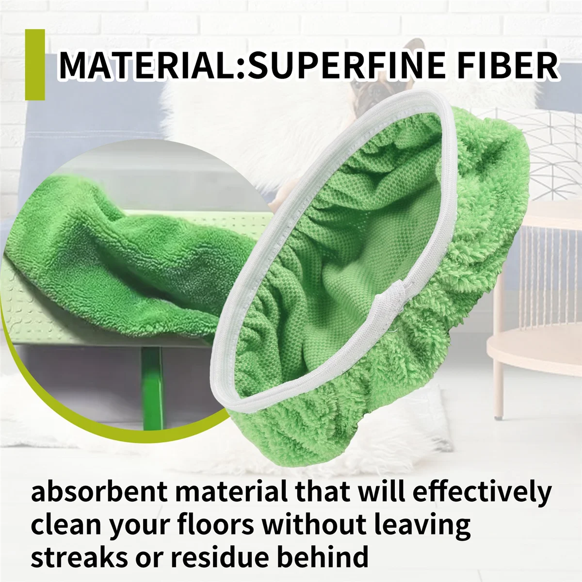 

MHWY 4 шт. подушечки для швабры, сменный блок для Swiffer, подметальная машина, сухие тряпки для подметания и влажные салфетки, моющиеся для бытовой уборки