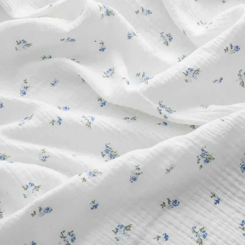 

Предварительно вырезанная [Двухслойная пряжа] Мягкая, дышащая и легкая двухслойная пряжа | Цветочный узор