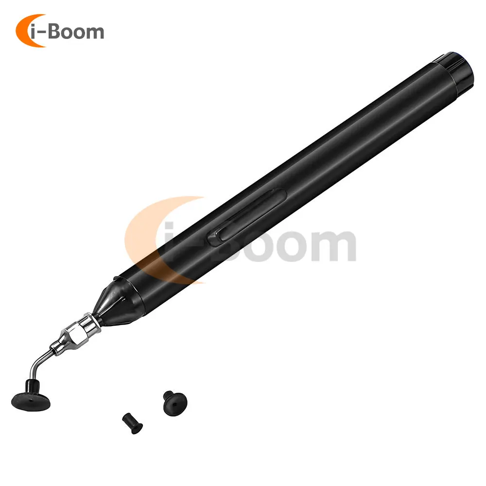 Vacuum Sucking Suction Pen IC SMD Tweezers Pick Up Tool Kit Remover Sucker Pump Solder Desoldering Pickup Tools with 3 Sucker