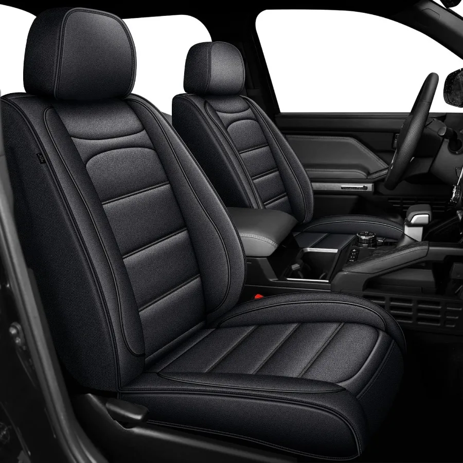 

Чехлы на сиденья Ranger: полный комплект Custom Fit 2019 2020 2021 2022 2023 2024 2025 Ranger XLT XL Lariat Водонепроницаемое кожаное сиденье Prote