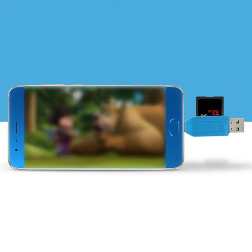 Plug Play  Professional USB Type-C Smart Memory TF SD-Card Reader External Memory Card Reader Driver-free   for Laptop