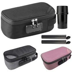 Odor Smell Proof Smoking Pipe Bag Tobacco Combination Lock Jar Bottle Case Carbon Lined Storage Travel 8x4x2.75 Inch