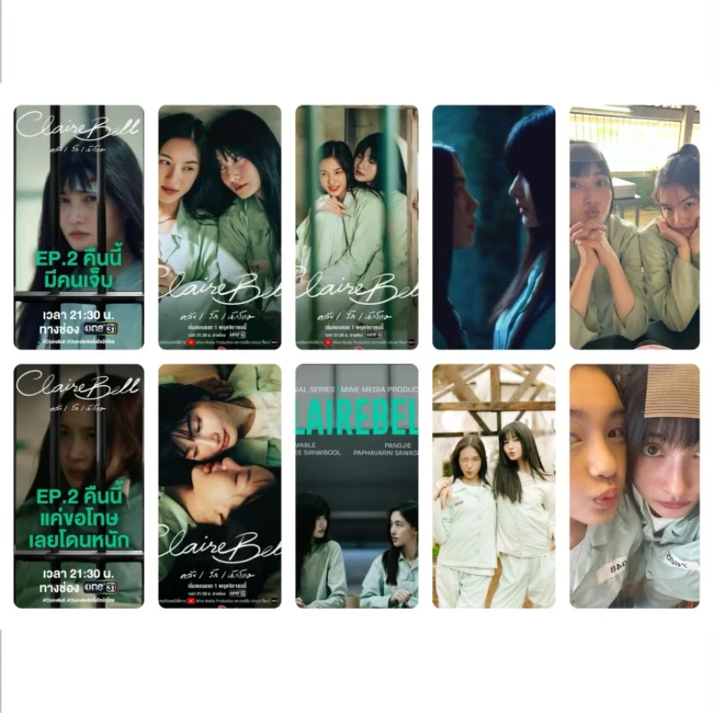 10 шт./компл. Mentjie Mable Pangjie плакат карты наклейки тайский телевизор клер колокольчик драма стебли автобус еда телефон ноутбук DIY наклейка