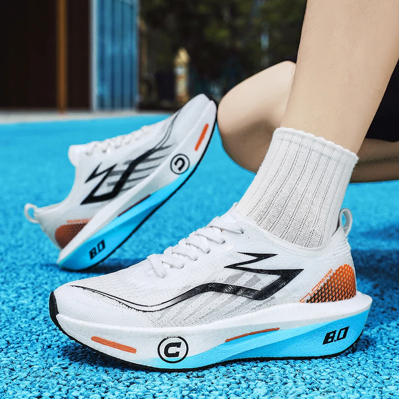 Running Shoe Carbon - Herren-Laufschuhe mit Carbonplatte, Marathon-Sportschuhe, speziell für