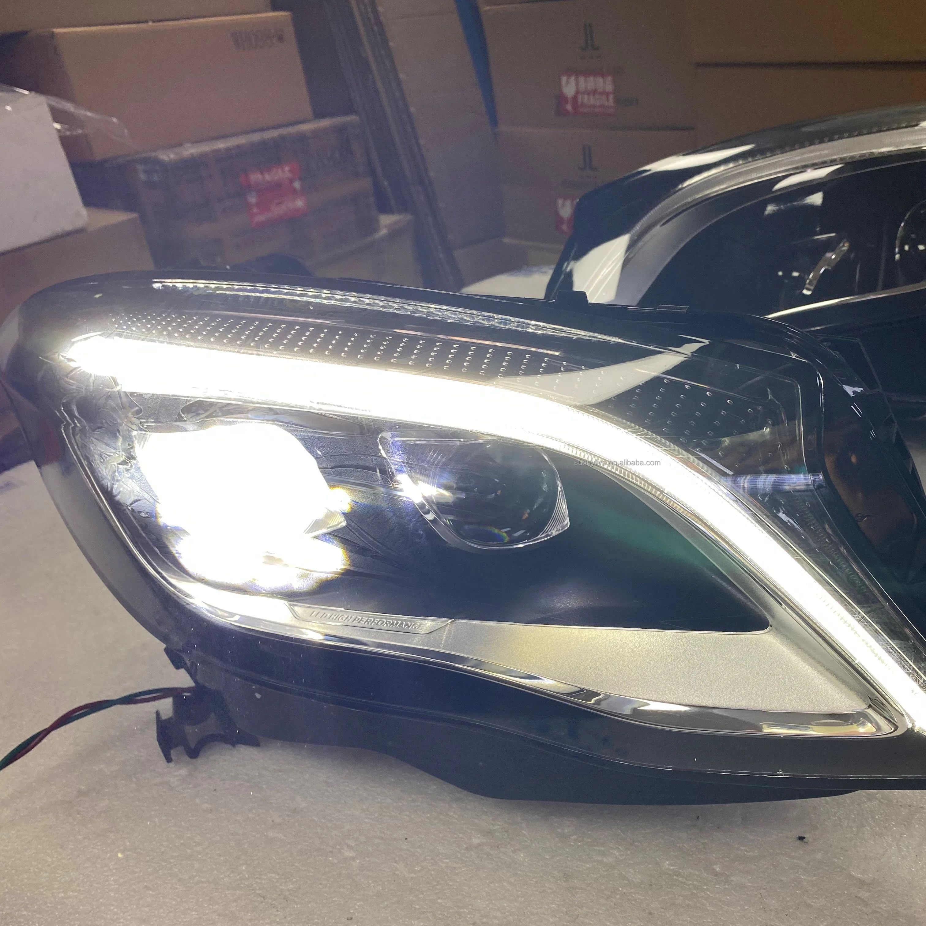 Full LED Headlight For Mercedes Benz GLA 2015-2019 JL