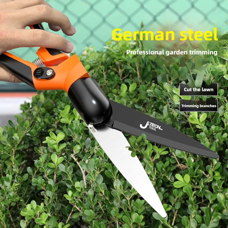 

SK5 Tough Garden Pruning Shears Lawn Scissors Rotatable Hedge Trimmers Big Gardening Scissors for Easy Gardening Operations
