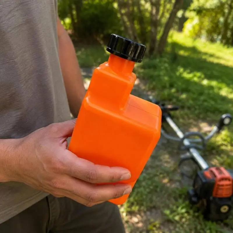 2 Strokes Gas-Oil Mixing Bottle, 1-Liter HDPE Container with 25:1, 32:1, 40:1, and 50:1 Graduations for Preparing Garden M4YD