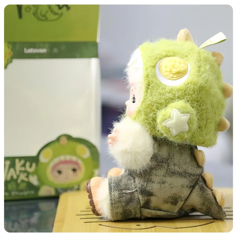 Spot Wakuku Global Limited Edition Plush Blind Box Doll Flower Gentleman Hangcard And Us Limited Edition Dinosaur Hangcard Trend
