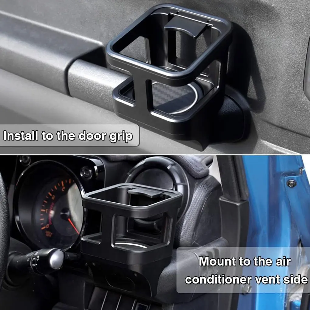 

Securely Mount Drink ABS And Metal Cup Holder For Suzuki Jimny Not Easy To Rust Or Damage Etc