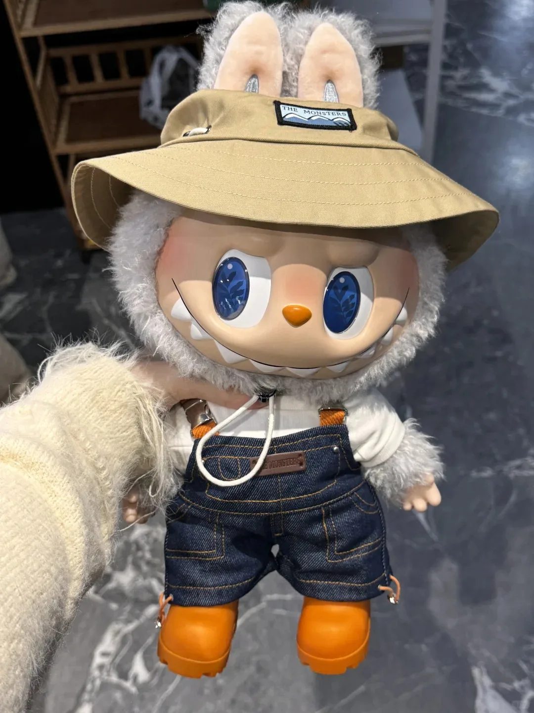 

40cm Genuine Labubu I Found You The Monsters Flip With Me Series Fashion Toy Collection Decoration Kawaii Doll Girl Toy Gift