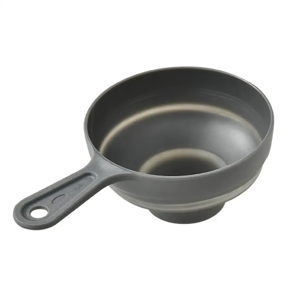 Collapsible Wide Mouth Funnel for Mason Jars Foldable Canning Funnel with Handle for Powder Liquid Beans Grains Kitchen Food