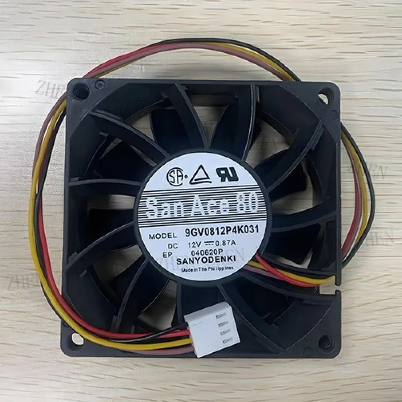 

Y 1 шт. Новый охлаждающий вентилятор с ШИМ 9GV0812P4K031 8025 DC12V 0,87A 8CM 4Pin