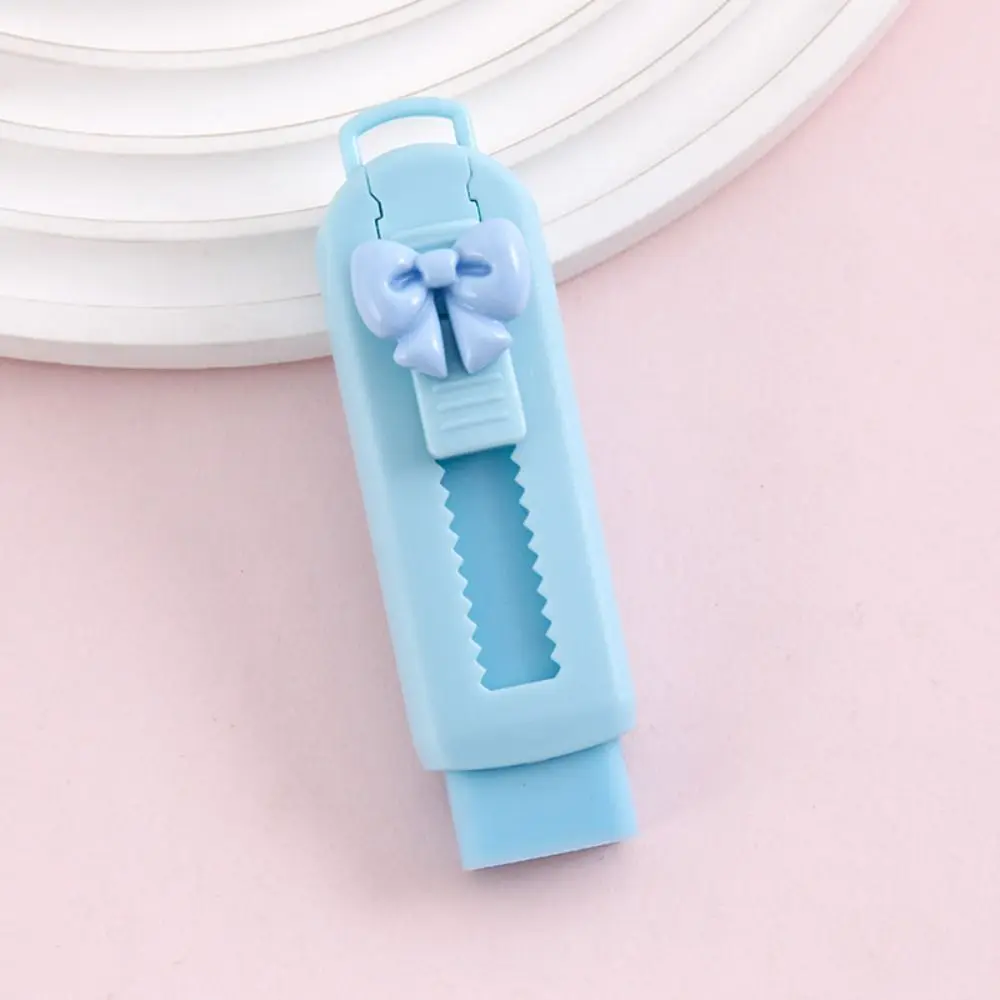 School Supplies Portable Push-pull Eraser Cartoon Cute Push Pull Rubber Creative Without Trace Bow Rubber Writing