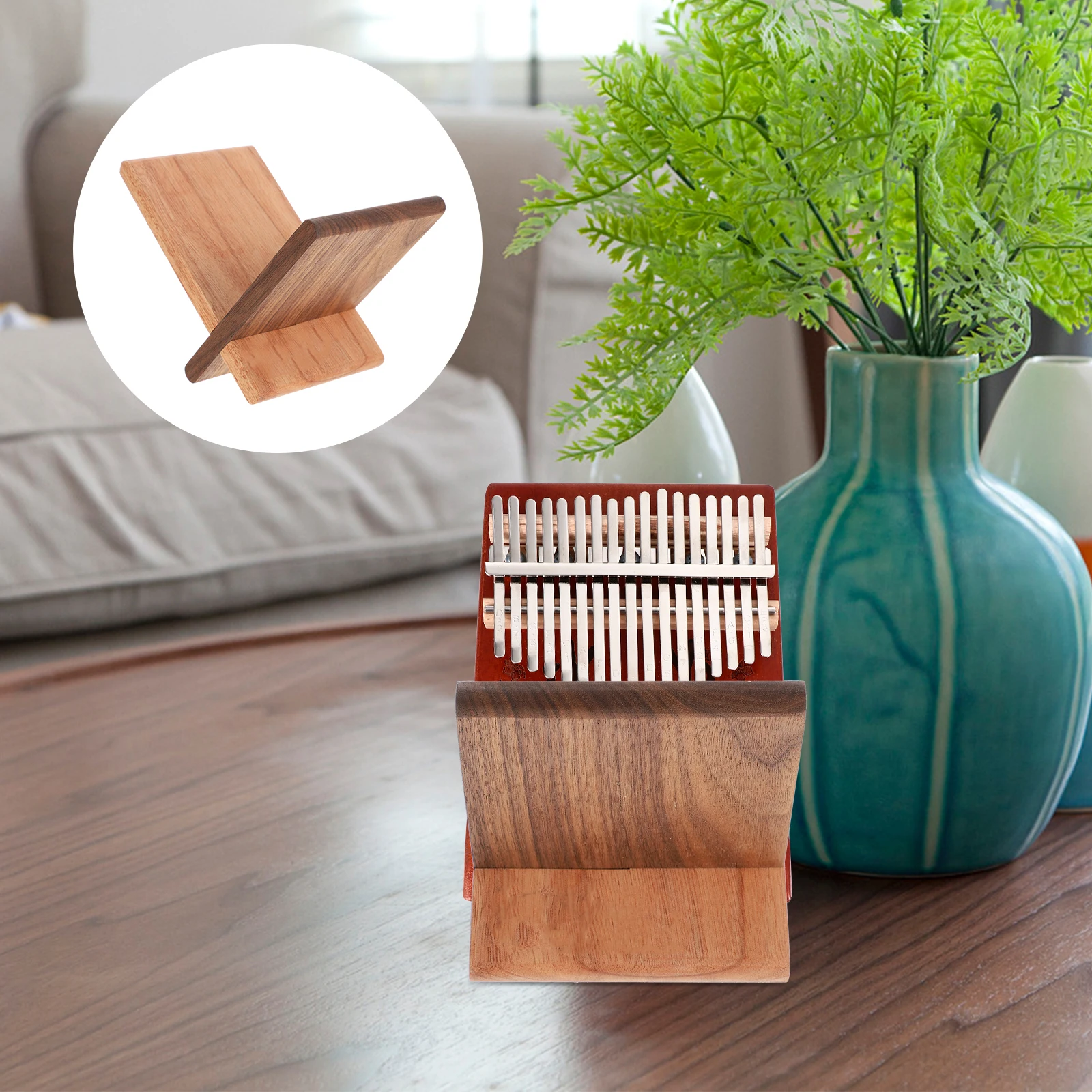 

Kalimba Bracket Portable Stand for Thumb Piano Instrument Exquisite Finger Display Holder