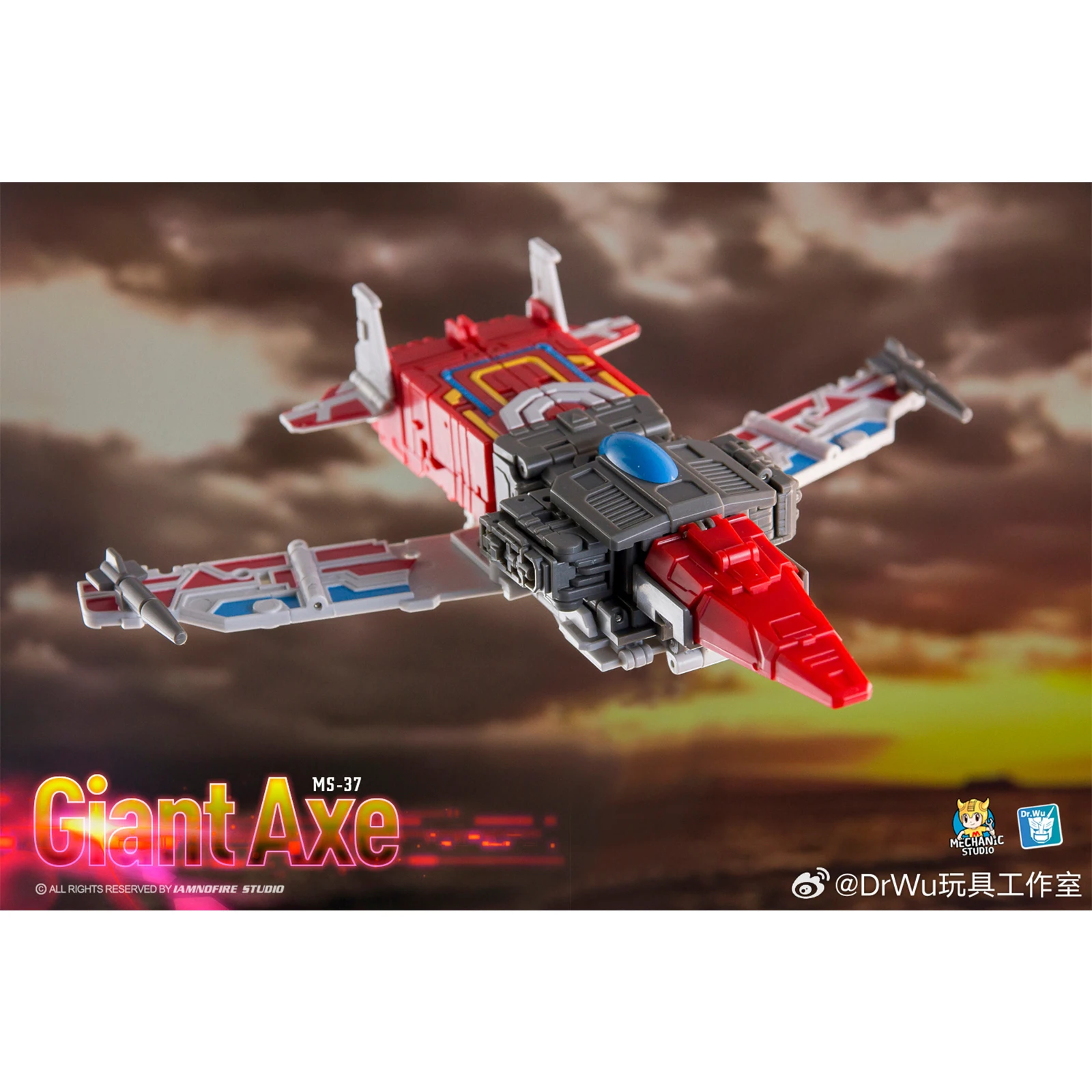 [In Stock With Bonus]DR.WU Transformation Dr Wu And MFT Collaborate MS37 MS-37 Giant Axe Broadside Action Figure Deformation Toy
