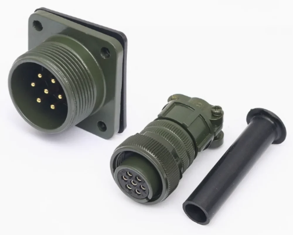 

2pcs MS5015 standard waterproof aviation plug socket 7-core MS3106A16S-1S MS3102A16S-1P