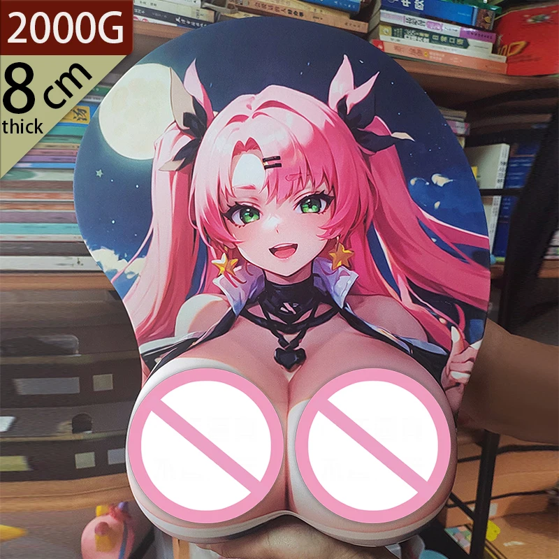 

Zenless Zone Zero Custom DIY Large Size Anime Sexy Big Breast Mouse Pad 3D Cute MangaPad with Wrist Oppai Silicone Gel Boobs Mat