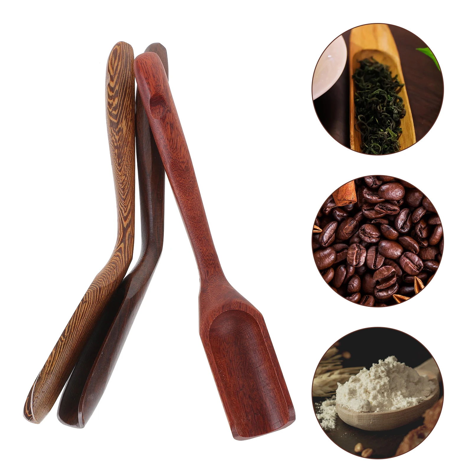 

3 Pcs Tea Spoon Shovel for Loose Ceremonial Teaspoons Ceremony Serving Teaware Accessories Scoop