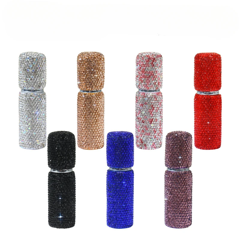 10ml Portable Mini Diamond Refillable Perfume Bottle Spray Pump Empty Cosmetic Containers Atomizer Sample Vials For Travel