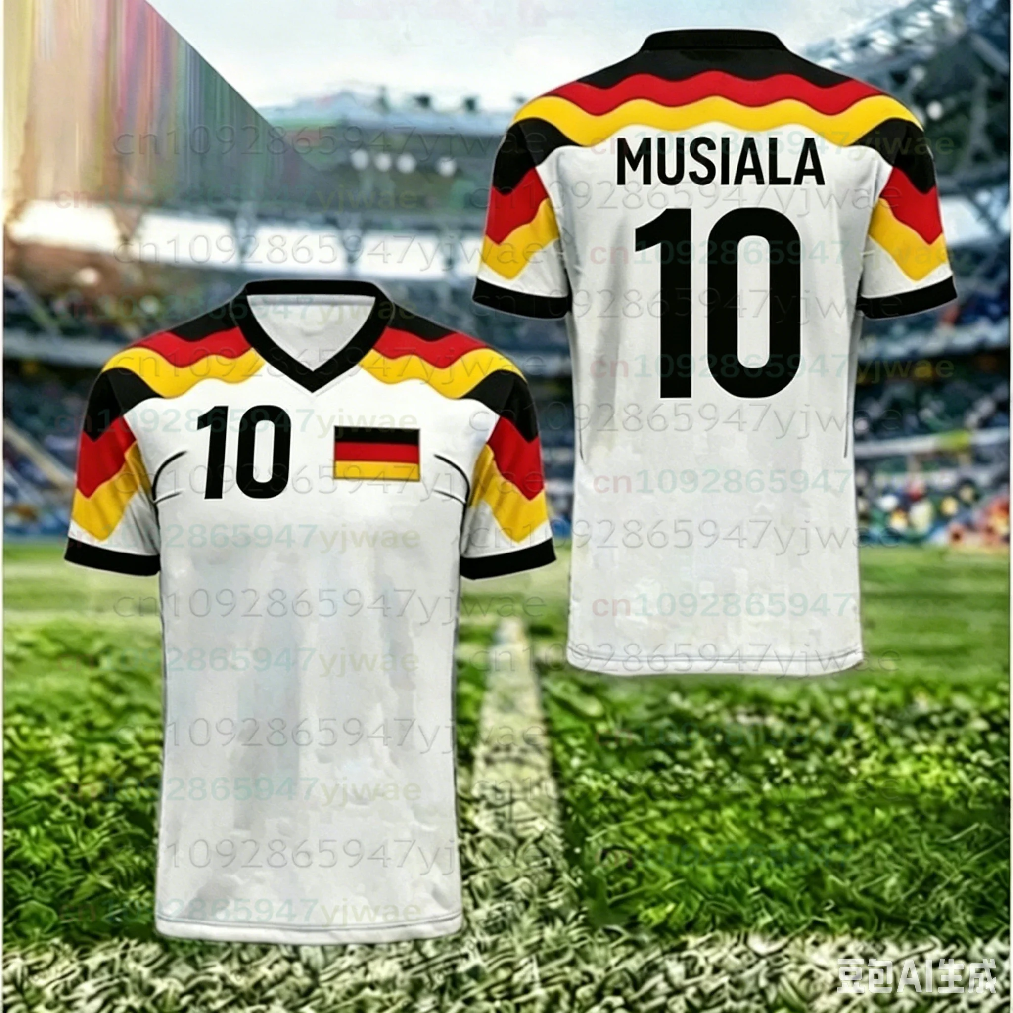2026 Undav Nr. 26 Musiala Nr. 10 Spezial-Edition Fußballtrikot T-Shirt Herren Damen Deutschland Fußballtrikot Herren/Kinder Streetwear Top – Detail 13