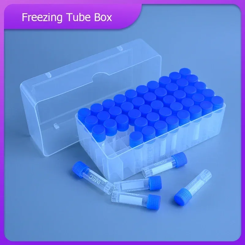 

High-quality 1.8ML/50 vents Freezing tube box +50pcs freezing tube