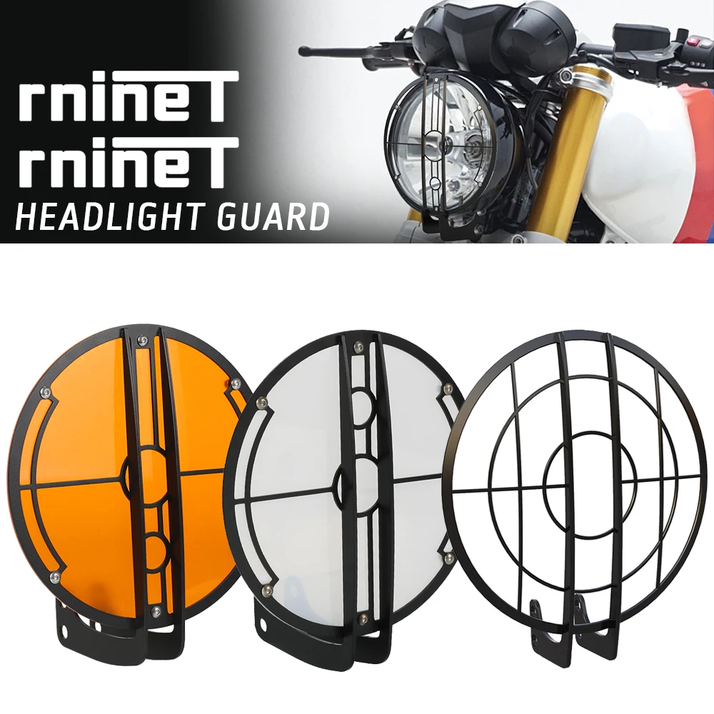 

Headlight Protector Grille Guard Cover CNC FOR BMW R1200 Nine-T Urban GS/Pure/Scrambler/ 2021 2022 2023 2024 2025 R1200 R Nine t