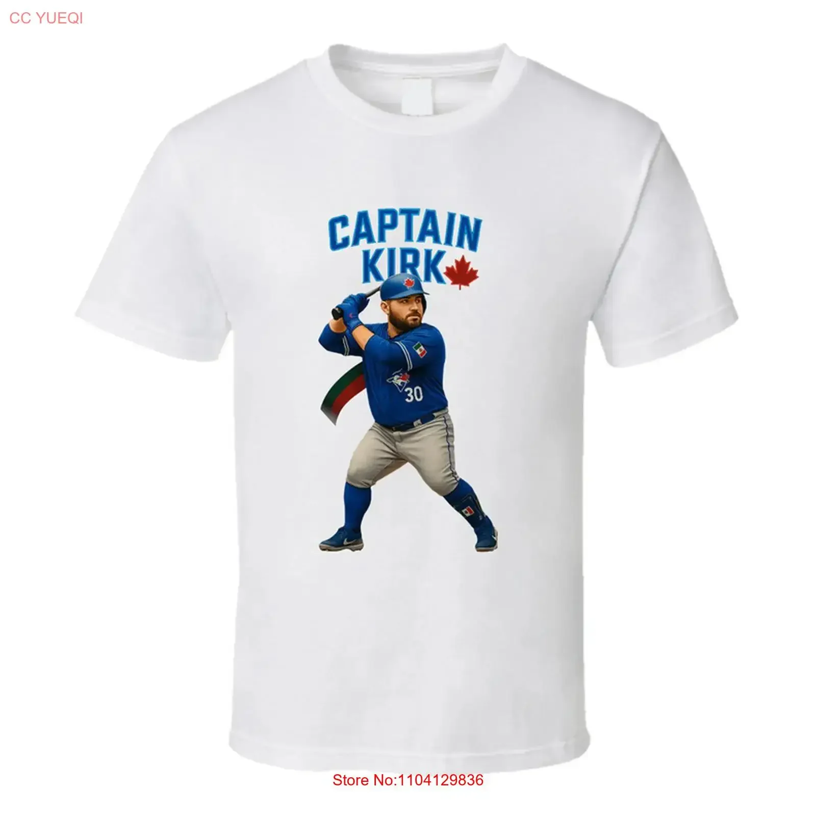 Captain Kirk Alejandro Baseball Fan T Shirt vintage Washed streetwear graphic Unisex Breathable Casual Top For Everyday Wear