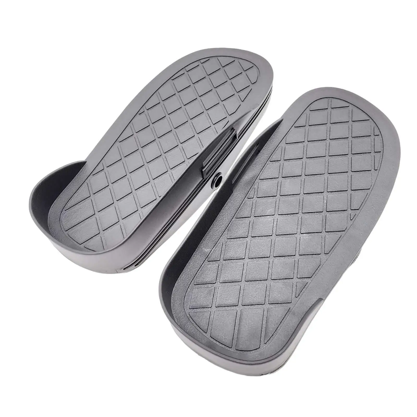 Pack of 2 Rowing Machine Foot Pedal Replacements Spare Parts for Walking Machine Textured Surface Fitness Equipment Accessories