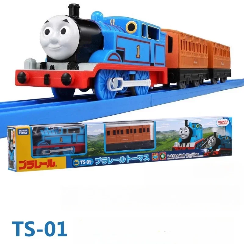 TAKARA TOMY mainan kereta listrik, hadiah liburan untuk anak laki-laki, mainan model kereta listrik TOMY simulates, Thomas Gordon Sey Sino