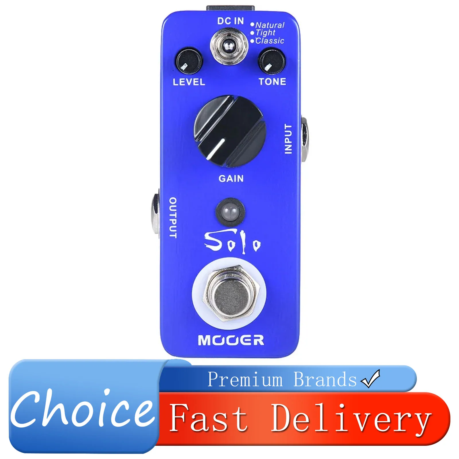 

Педаль эффектов MOOER Solo Distortion Guitarra High-Gain, 3 режима, натуральный плотный классический эффект, настоящий байпас, детали электрогитары