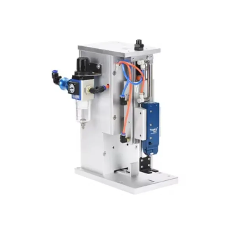TM5209 Automatic Pneumatic Socks Tagging Machine For Socks Towels Gloves Core Engine PLC For Textiles Packaging-Wood Paper