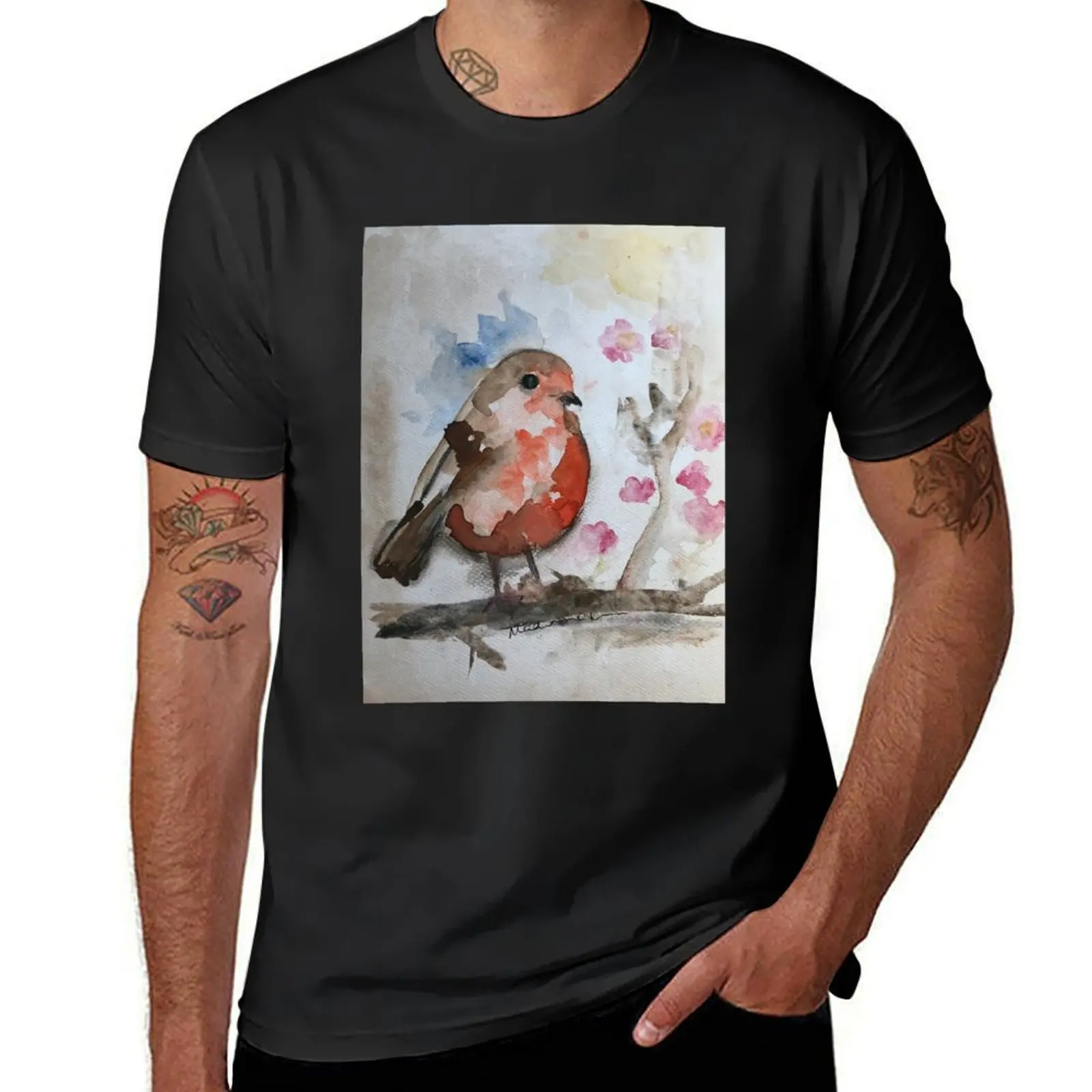 

Sweet Robin T-Shirt vintage new edition aesthetic clothes mens t shirt graphic