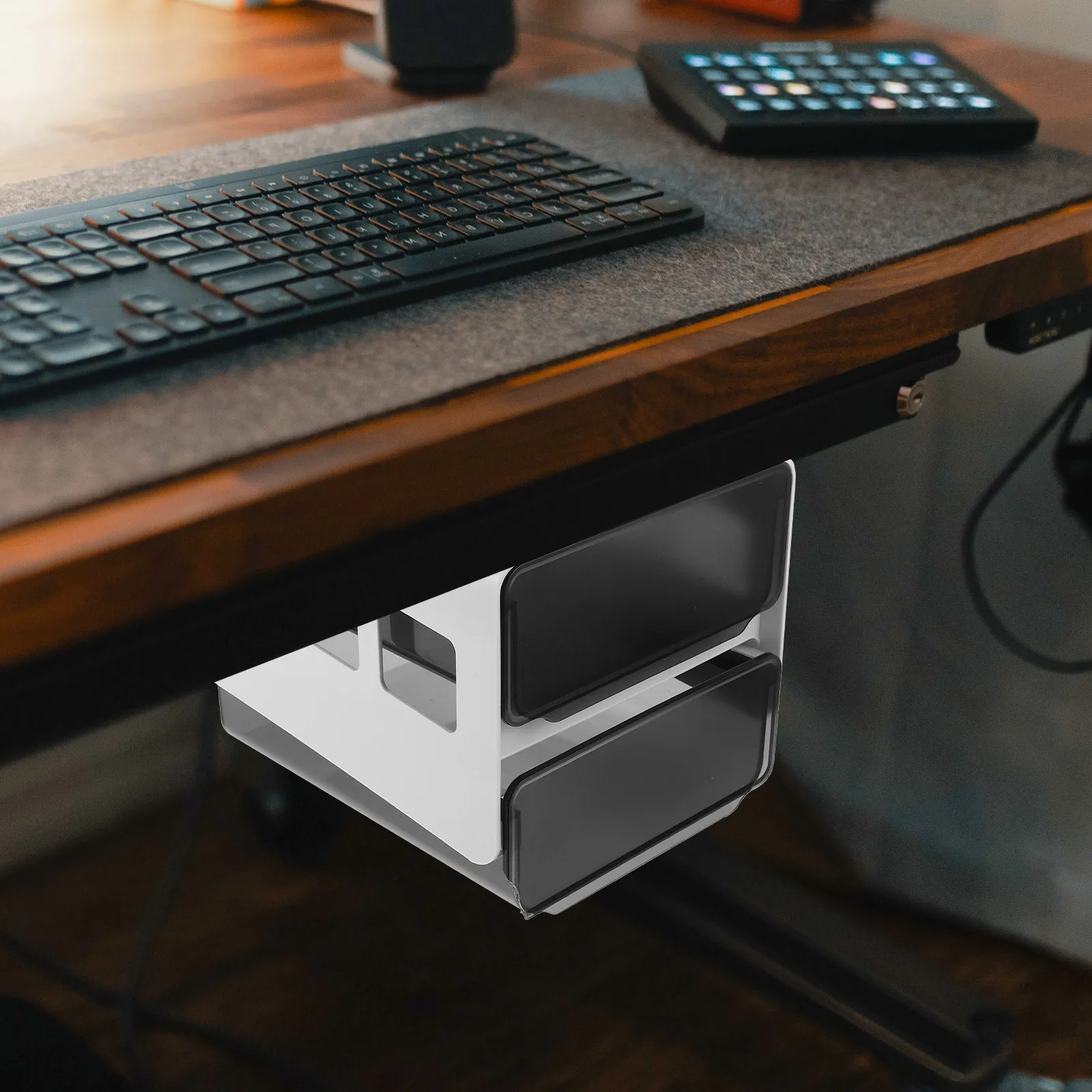 plastic-under-desk-organizer-drawer-sturdy-abs-pp-material-hidden-storage-box-for-office-desktop-stationery-tools-drawers