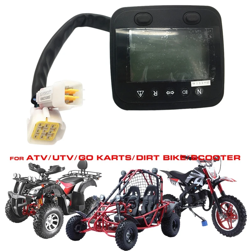 Motorcycle LCD Speedometer Meter Assy for Linhai Bighorn 450 500 LH500 EFI ATV 70829