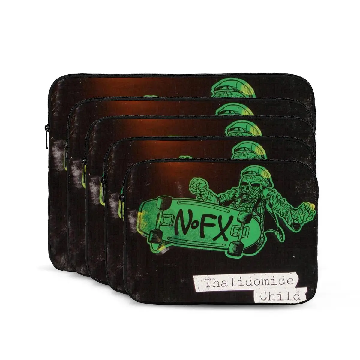 Nofx Band Final Tour Skull  Notebook Laptop Bag Case Pouch For Macbook Air Pro Tablet Shockproof Case Bag