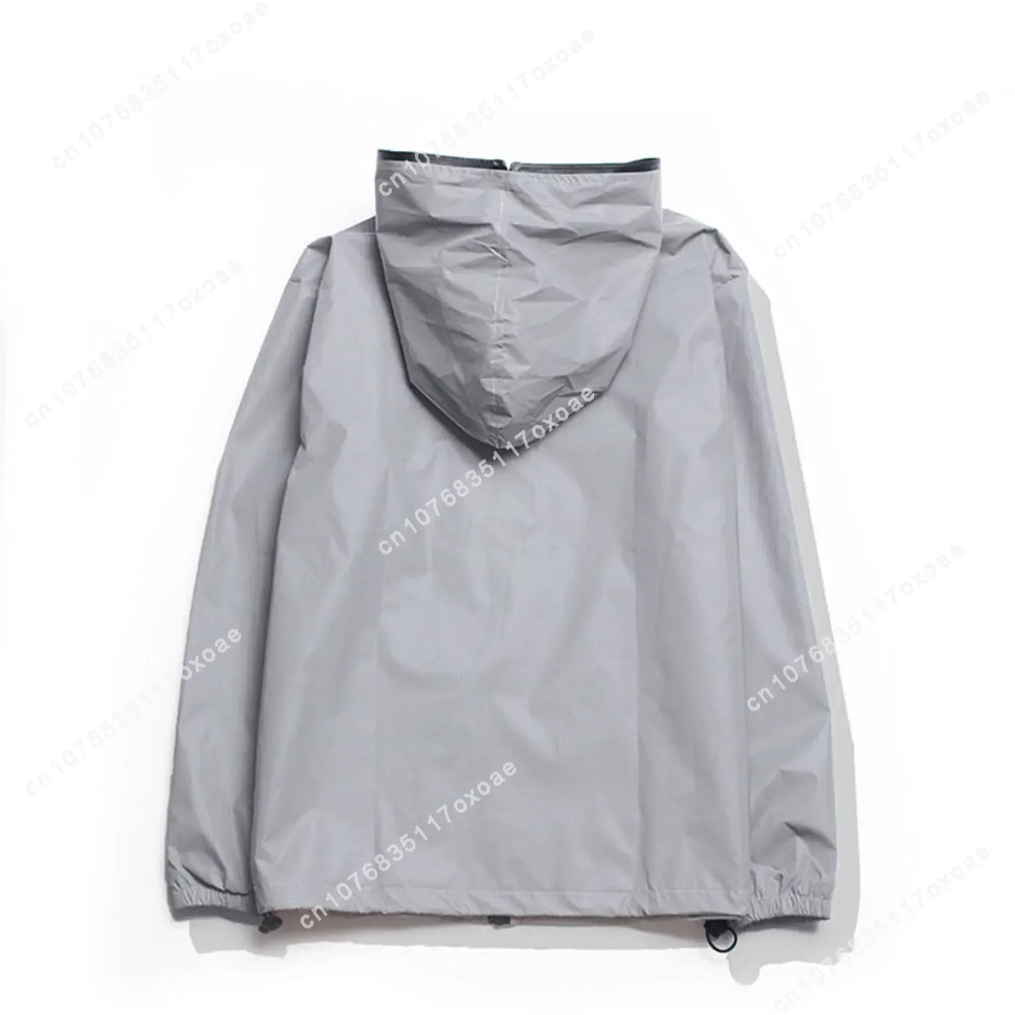 Chaqueta reflectante Tokyo Ghoul para hombre y mujer, Abrigo con capucha, cortavientos con bolsillo, sudadera con capucha personalizada de dibujos animados de Anime Ken Kaneki