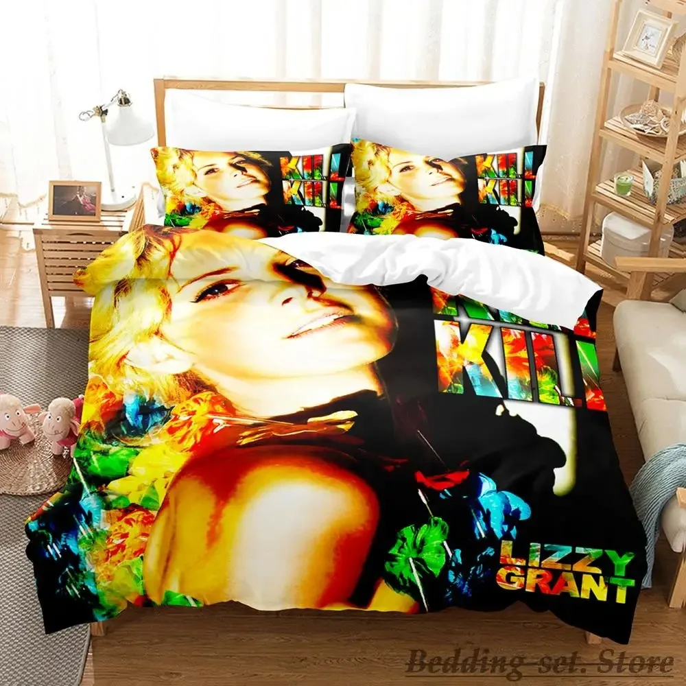 2023 Lizzy Grant Bedding Set Single Twin Full Queen King Size Bed Set Adult Kid Bedroom Duvetcover Sets Anime parure de lit Bed