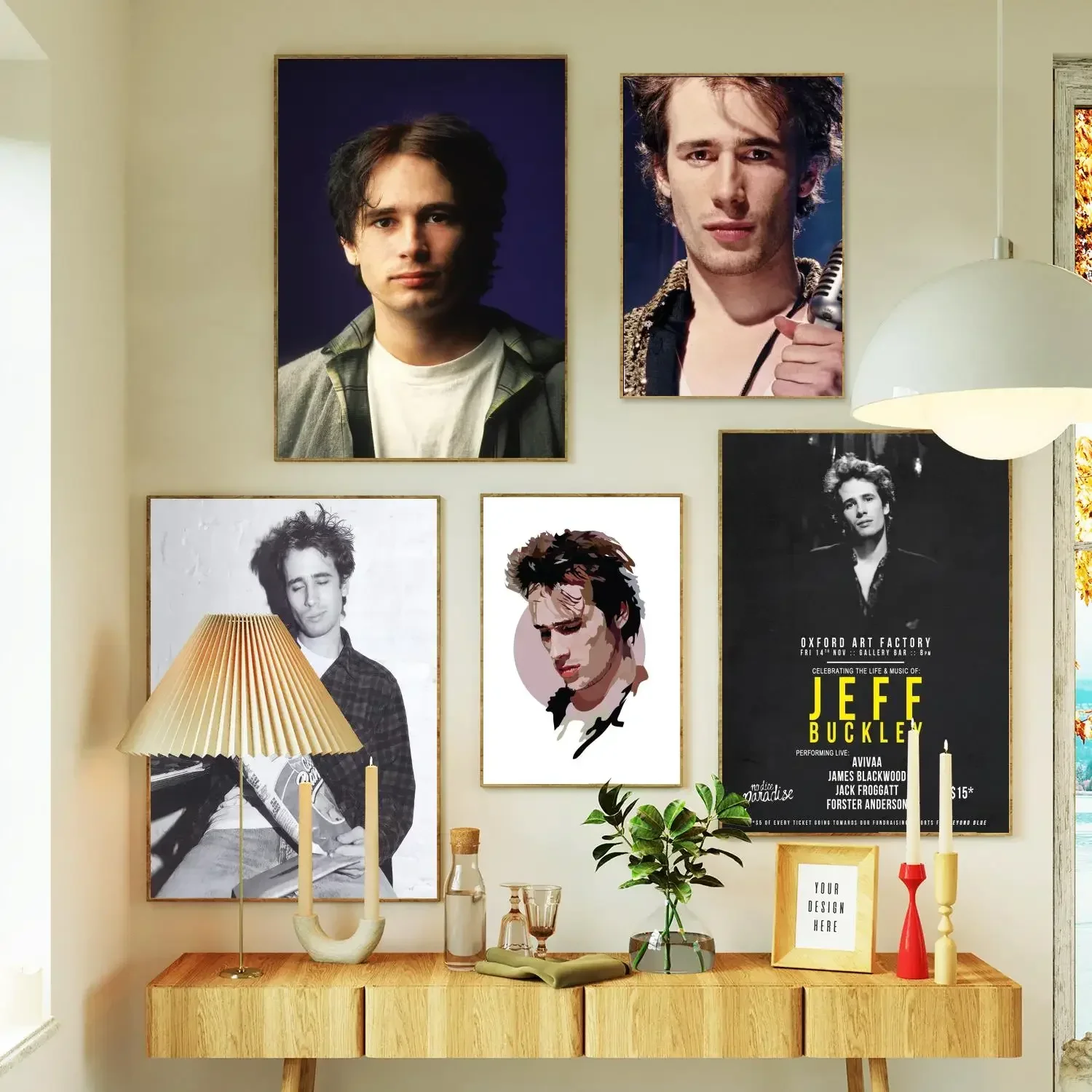 Jeff buckley Poster cetakan seni dinding kanvas lukisan Poster untuk Modern keluarga ruang tamu Dekorasi Rumah