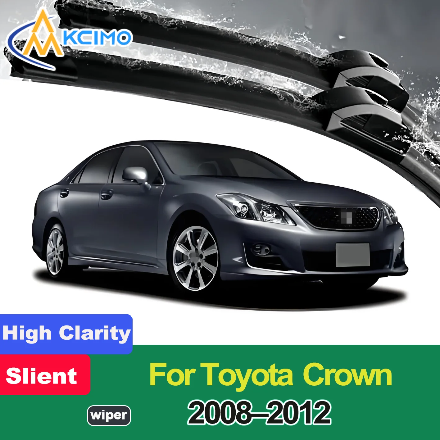 

2PCS New Front Windshield Wiper Blade for Toyota Crown S200 2008-2012 Front Windshield Auto Wipers Blade Accessories 2012 2011