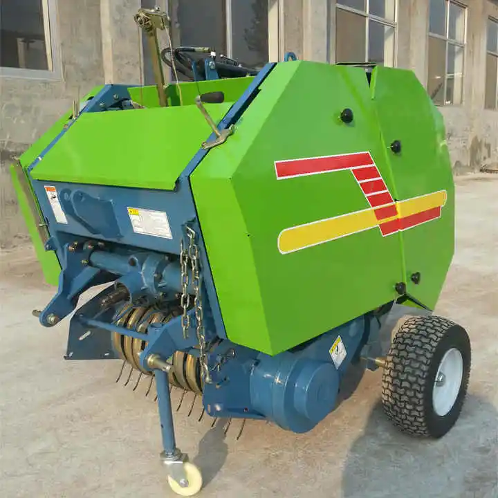 

High Quality Forage Harvester Silage Baler Hay Straw Grass Press Baling Baler Machine Mini for Hay and Straw