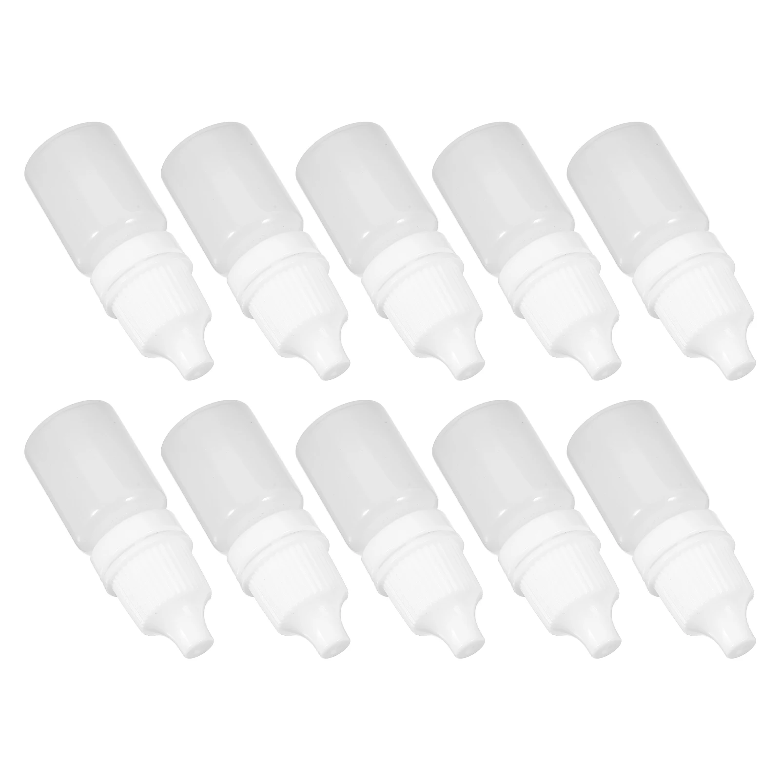 

30pcs 5ml Childproof Cap Squeezable Dropper Bottles for Eye Drops Saline Oils Paint Essence Laboratory