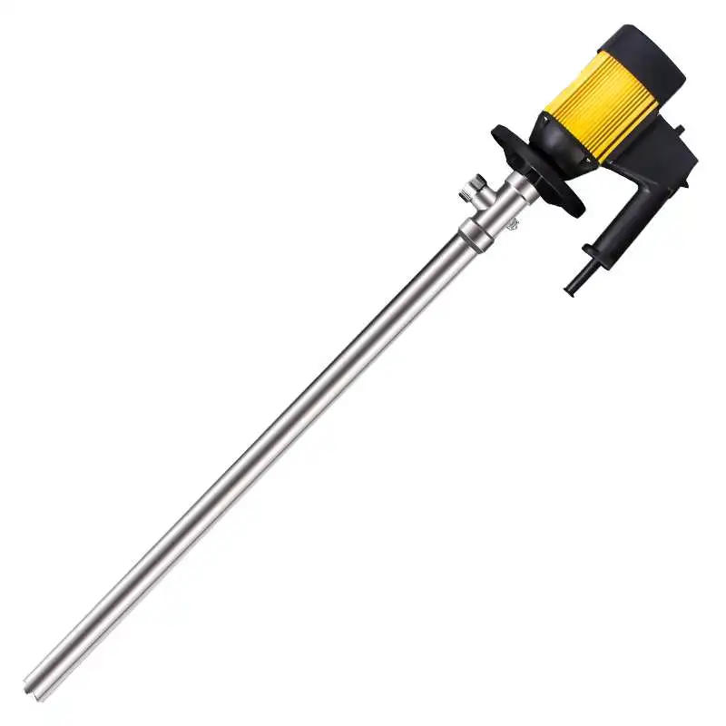 Chemical Explosion Proof Aluminium Oil Drum Barrel Pump With Gun Meter