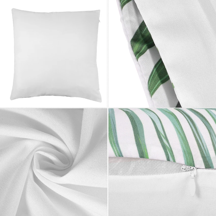 Modrý šedá geometrické proužek polštářek obal 45x45cm dopis květinová dekorační podhlavník  severská styl polyesterová tisk pillowcases