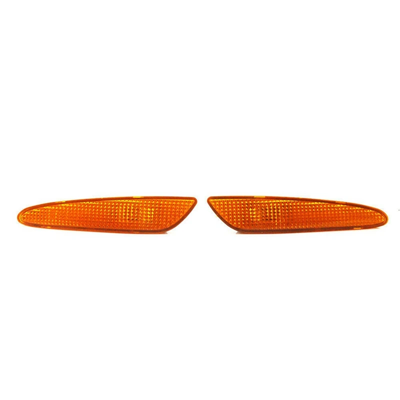 

2X Left&Right Amber Side Marker Light Bumper Turn Signal Lamps For Mercedes-Benz W211 E-Class 2003-06 2118200121