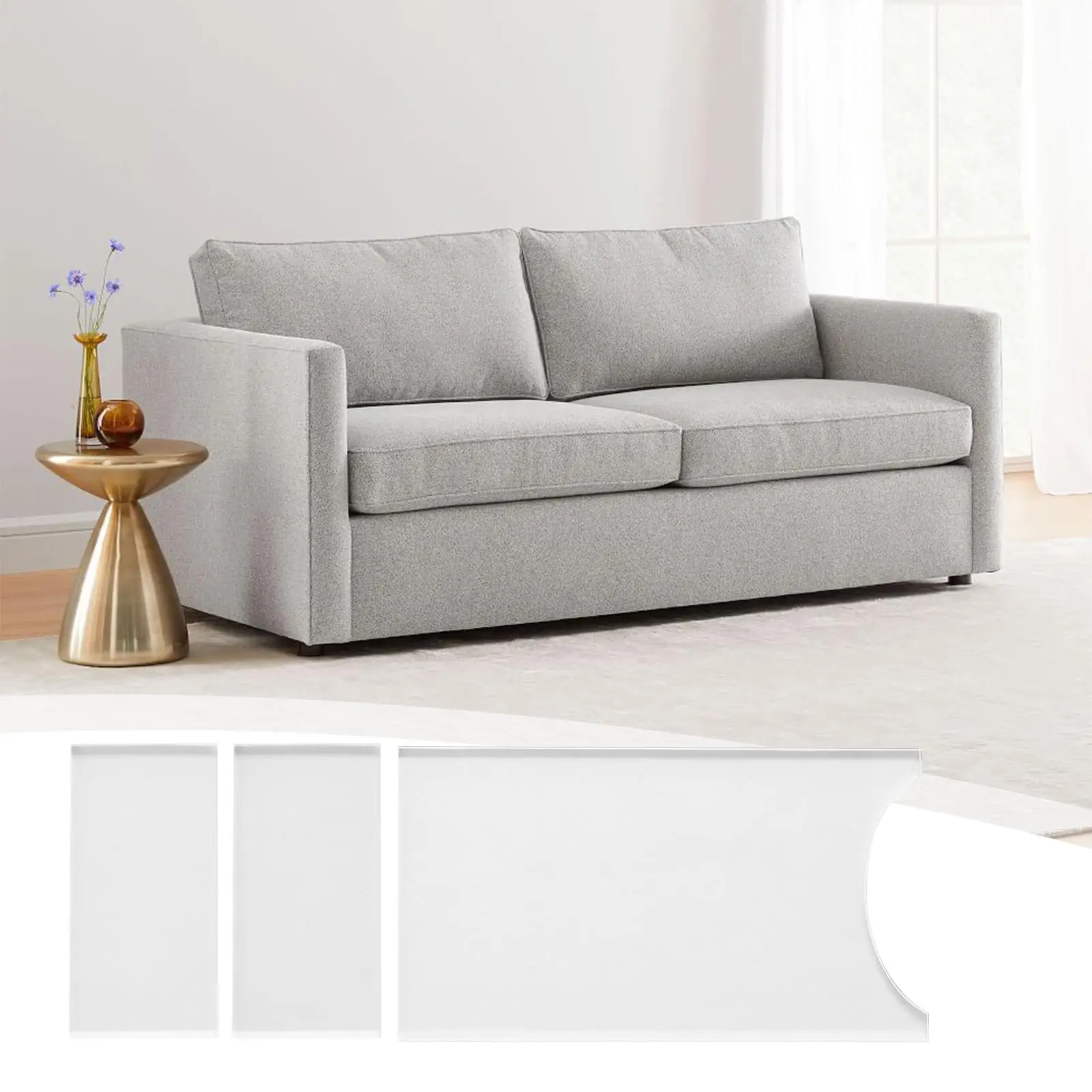 

Настенные стопоры для дивана, прозрачные стопоры для кровати, 6 предметов, настенные бамперы, устойчивые к царапинам, наполнительные бамперы для стола, стула, шкафа, улучшенные