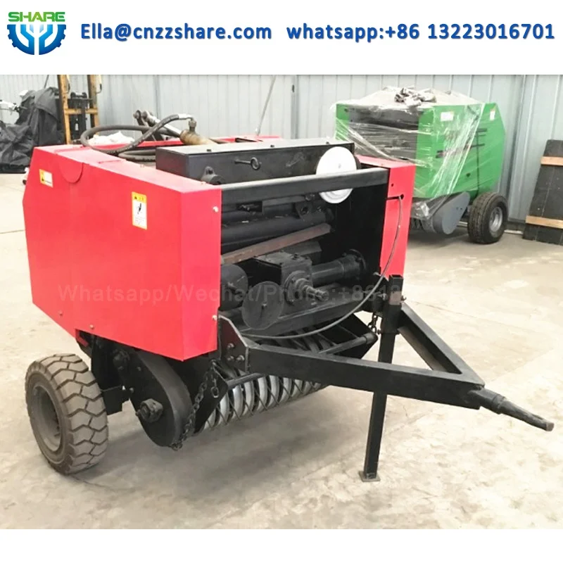 Wheat Hay/Straw Baler Mini Round Machine