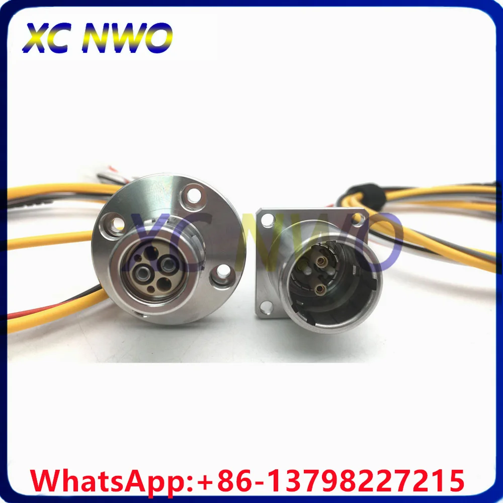 1pcs 3K 93C 3KGP(FXW)and 1pcs 3K 93C ( EDW) Fixed Plug To LC/UPC 30CM HDTV Photoelectric Camera Cable Tactical Fiber Connector