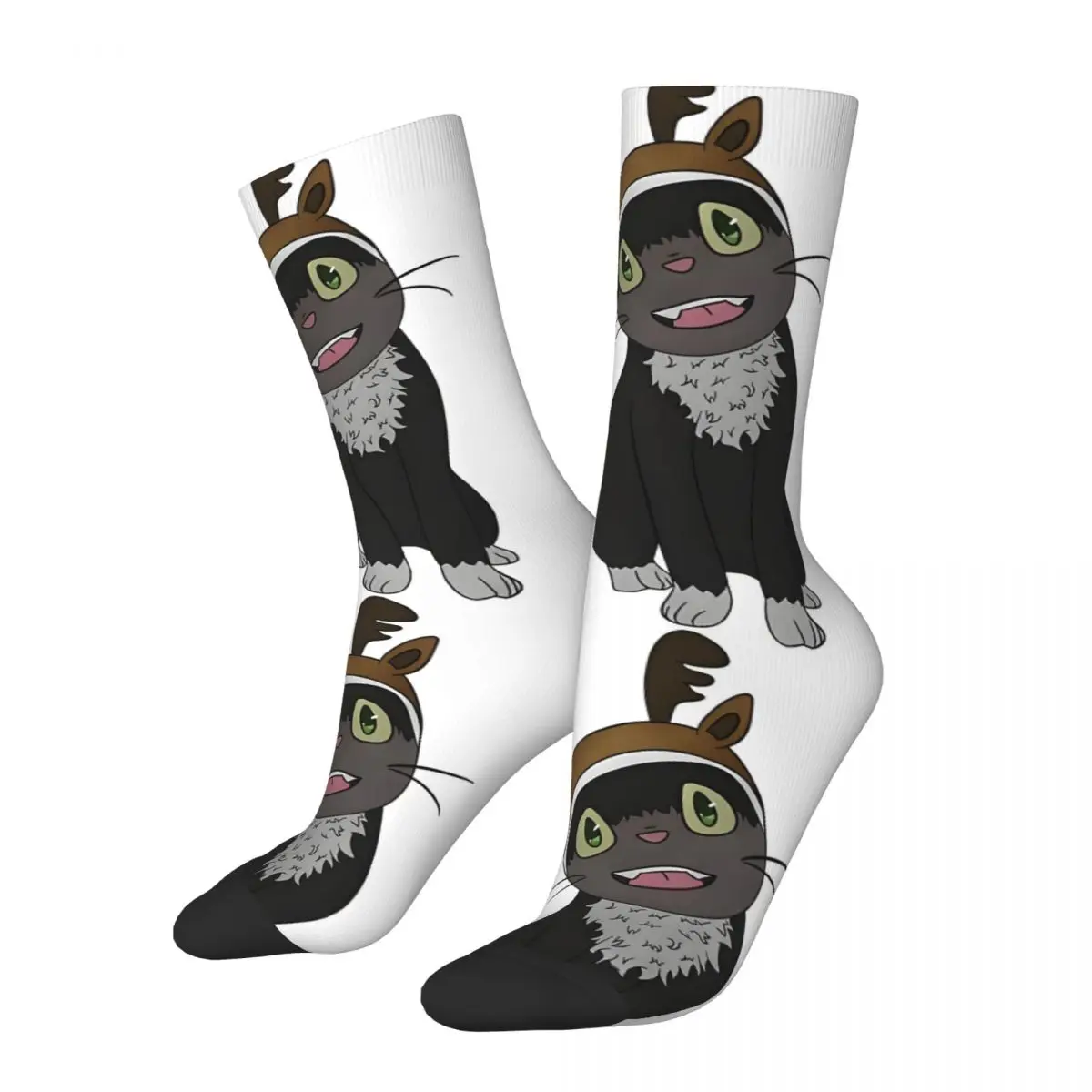 Grappige Gekke Compressie Sok Voor Mannen Kerst Kuro Hiphop Harajuku Blauwe Exorcist Anime Gelukkig Naadloos Patroon Jongens Crew Soc