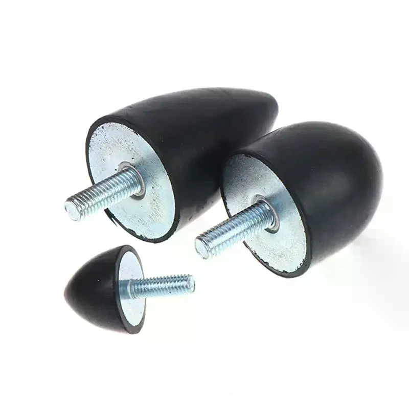 Conical Rubber Anti-Collision Buffer Pad VP Type 2pcs Shock Absorber Wear Proof for Warehouse Logistics Equipment Parts