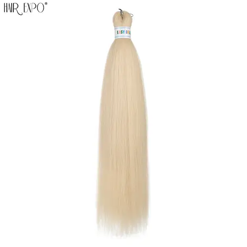 26Inch Easy Braids Hair Synthetic Colourful Pre Stretched Braiding Hair Extensions Jumbo Braids Ombre Yaki Long Straight Hair - Image 56